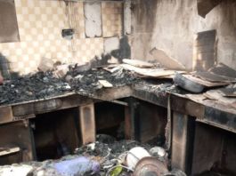 Family counts losses after domestic fire outbreak at Salaga