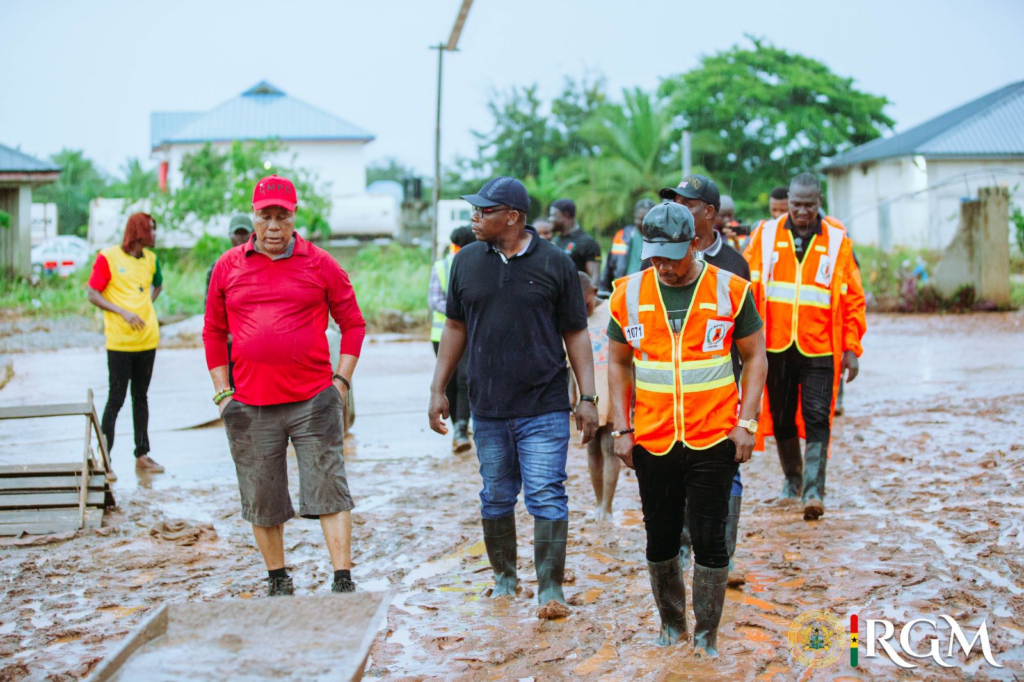 Gomoa West MP visits flood-hit communities as washed-away road diversions cut access