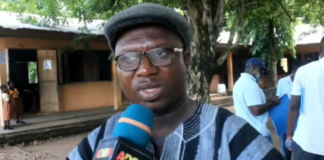 Adaklu DCE cuts sod for classroom blocks and teachers’ accommodation project