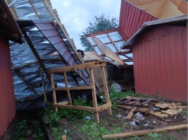 Severe rainstorm wreaks havoc at Adaklu Kodzobi Ando