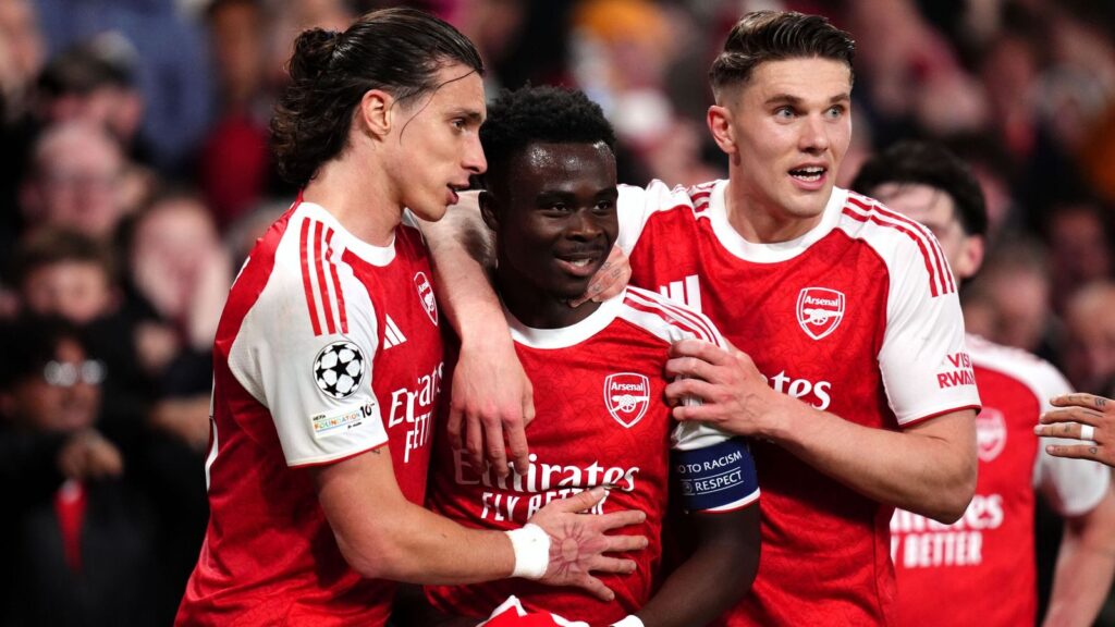 Arsenal reach first Champions League final in 20 years after Saka downs Atletico