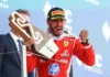 Hamilton wins first grand prix for Ferrari