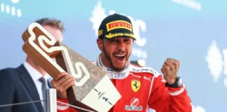 Hamilton wins first grand prix for Ferrari