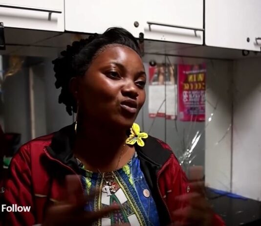 Why Ghanaian woman refuses to leave South Africa even after becoming homeless