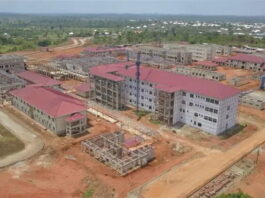 Evidence: Afari Military Hospital is not 98% complete