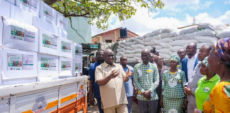Gov’t distributes 40,000 bags of fertiliser and drones to farmers under Feed Ghana Programme