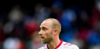 Christian Eriksen ‘conscious and doing well’ after collapsing on pitch