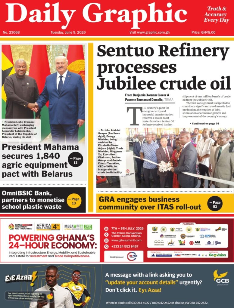 Newspaper headlines: Tuesday, June 9, 2026
