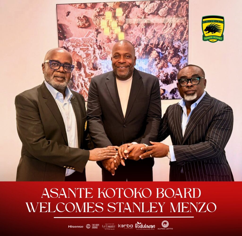 Menzo’s appointment will help stabilise Asante Kot