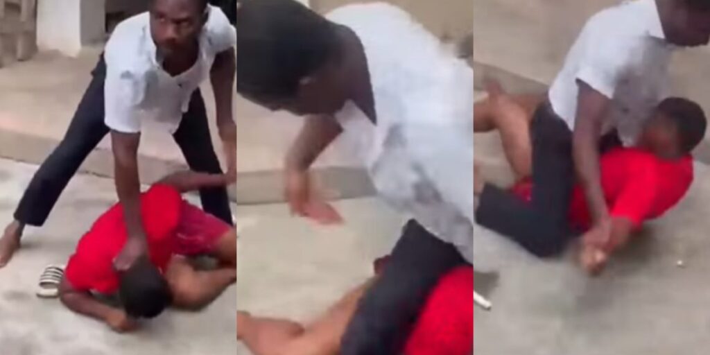 Teacher captured in viral video fighting female student at N