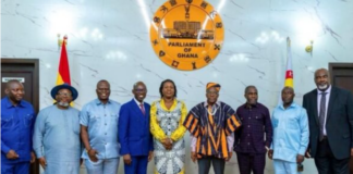 The board of GRIDCo with the Speaker