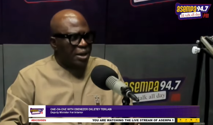 Ebenezer Okletey Terlabi, Deputy Minister for Interior