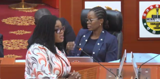 the Minister for Gender, Children and Social Protection, Agnes Naa Momo Lartey,