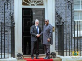 PHOTOS: Mahama meets UK Prime Minister Keir Starmer at Downing Street