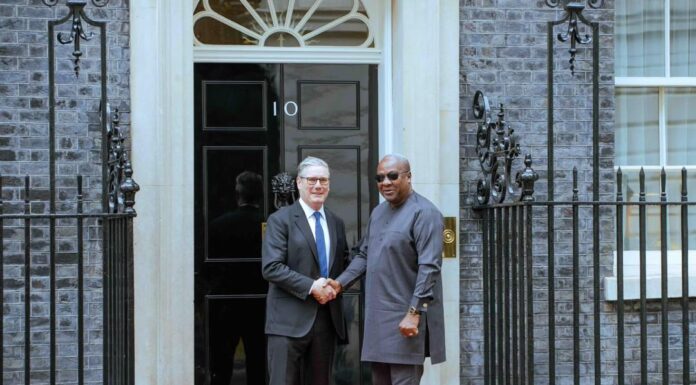 PHOTOS: Mahama meets UK Prime Minister Keir Starmer at Downing Street
