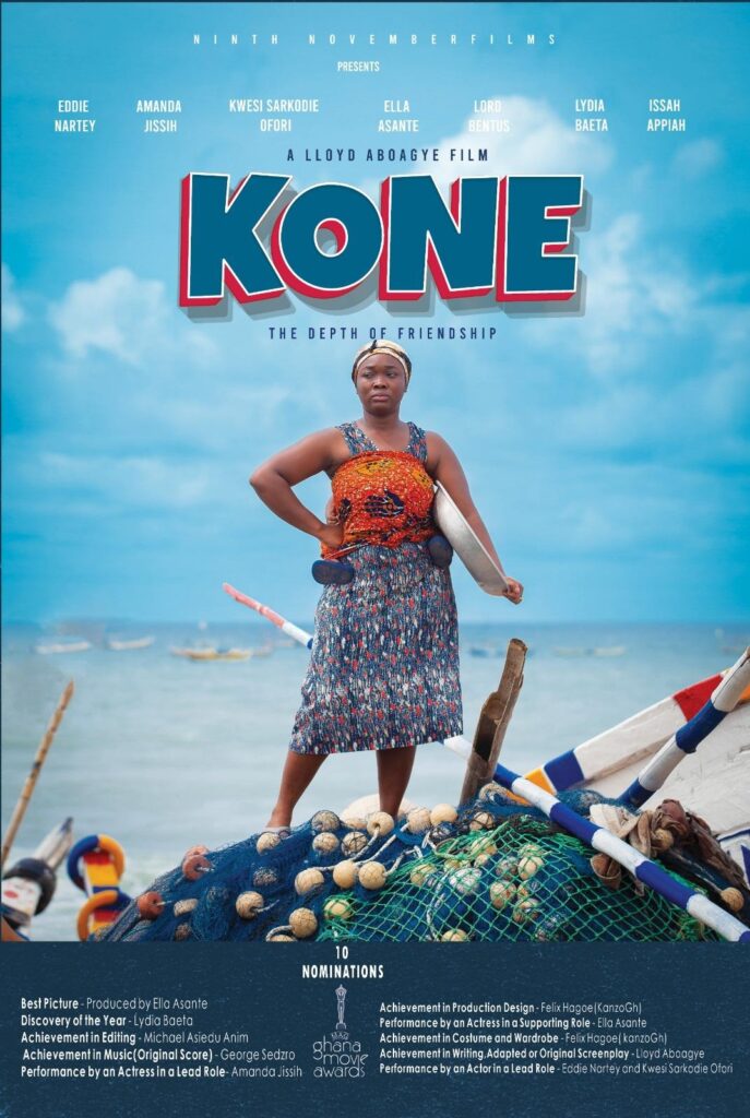 Lloyd Aboagye’s ‘KONE’ secures 10 nominations for Ghana Movi