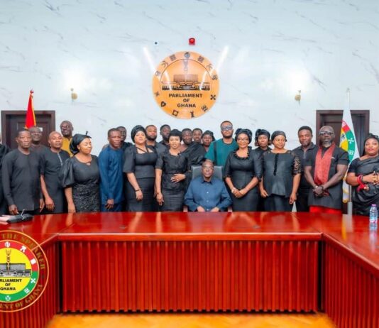 Family of Apostle Kwadwo Sarfo briefs Speaker on funeral arrangements