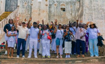 Prophet Sampson Amoateng leads diaspora delegates on emotional heritage journey to Cape Coast Castle