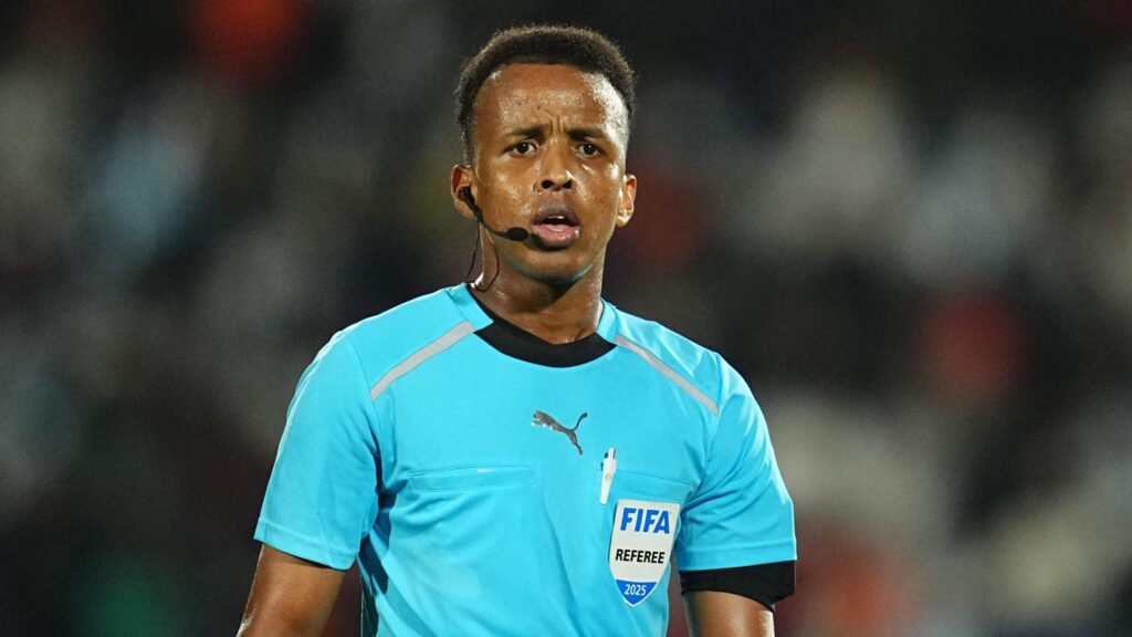 Who is the Somali referee barred from entering the US for th