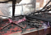 Fire guts drinking spot in Ahafo