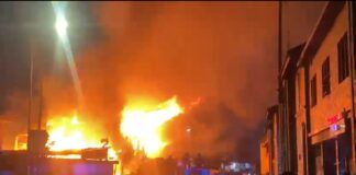 Fire destroys parts of Makola market