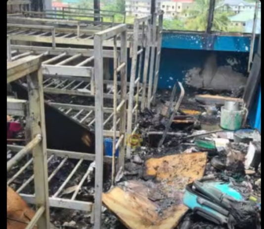 One injured as fire destroys parts of Government Secretariat School hostel in Sekondi