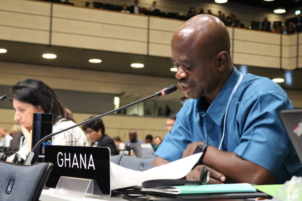 Bonn climate talks: Ghana takes the floor on behal