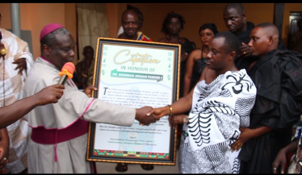 Sokode-Juaso Chief honoured, calls on chiefs to up