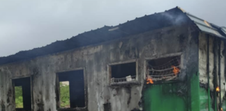 Forestry Commission staff attacked as mob burns timber checkpoint facility in Bono East