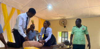 Ambulance Service trains Gambaga College students in life-saving emergency care skills