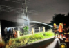 Transformer catches fire at Oyoko in Koforidua