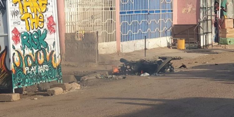 Several injured, motorbikes destroyed as two youth