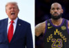 ‘Maybe he’s a racist’ – Trump critical of James