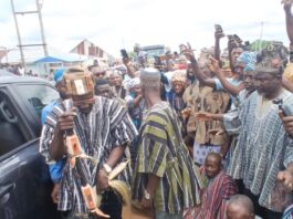 Gonja Overlord pays historic visit to Asantehene at Manhyia Palace