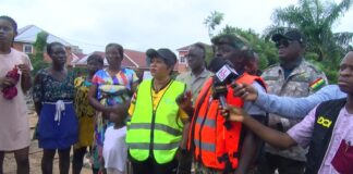 Dome-Kwabenya MP, NADMO assure flood victims of support, call for behavioural change