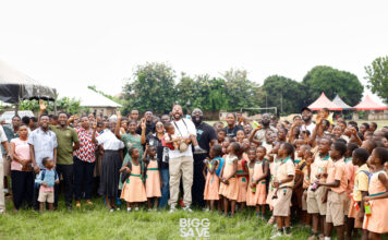 Big Ghun returns to Makye Israel School with second Bigg Save Project, donates laptops, and educational supplies