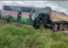 Military vehicle crashes with STC bus at Nkenkensu