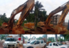 Anti-Galamsey Task Force seizes excavators, pickup truck in raid near Adansi Asokwa Hospital