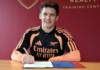 Arsenal sign Greece forward Tzolis for £34m