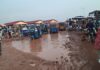 Flood takes over Buipe market as drivers lament poor road conditions