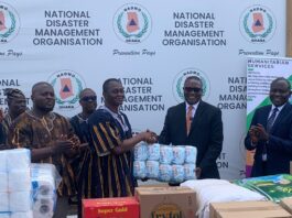 NADMO receives relief items worth $300,000 to support flood victims