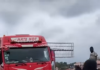 Truck driver averts fatal accident after reckless driver’s risky overtaking attempt