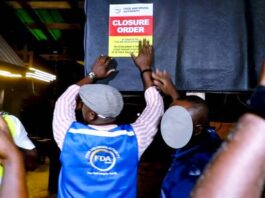 FDA shuts down 3 facilities in Nungua over sale of illicit laughing gas, codeine products
