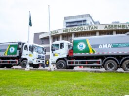 AMA acquires two GH¢2.4m refuse compactor trucks to boost sanitation in Accra