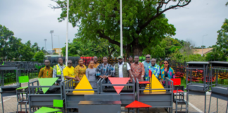 AMA presents 997 school desks to improve teaching and learning in public schools