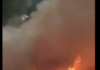 Vehicle catches fire and burns beyond recognition at Labone