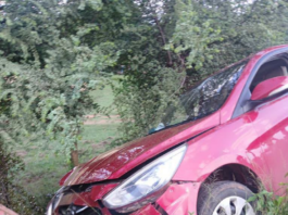 Driver escapes unhurt after accident at Anfoega Adame Newtown