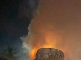Fire guts moving bus on Mankessim–Accra Highway
