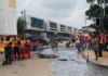 Accra business hub brought to a halt as COCOBOD staff lead clean-up exercise