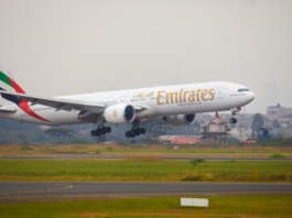 Emirates flight EK789 touches down in Accra for the first time